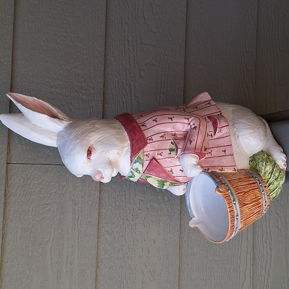 Vintage | Accents | Vintage Italian Pottery 9 Ceramic Rabbit Bunny ...